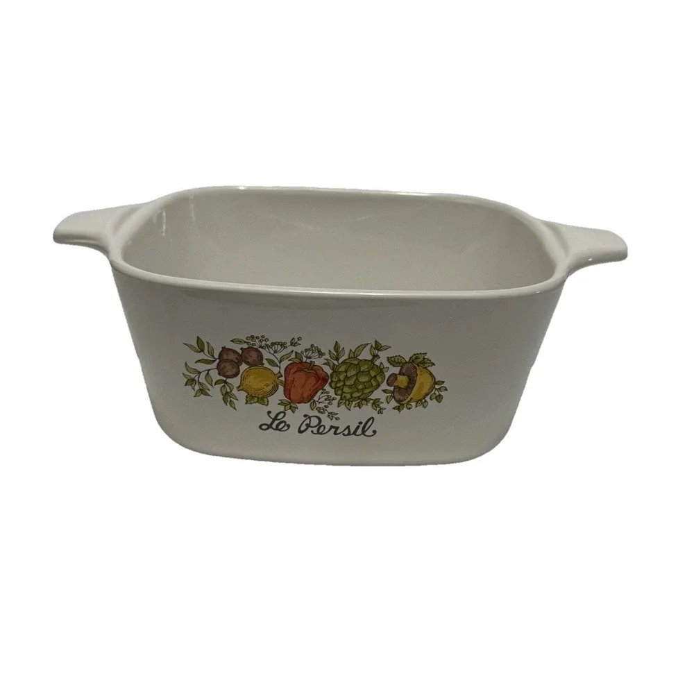 Vintage Corning Ware Spice of Life Le Persil P-43-B 700 ML Baking Dish